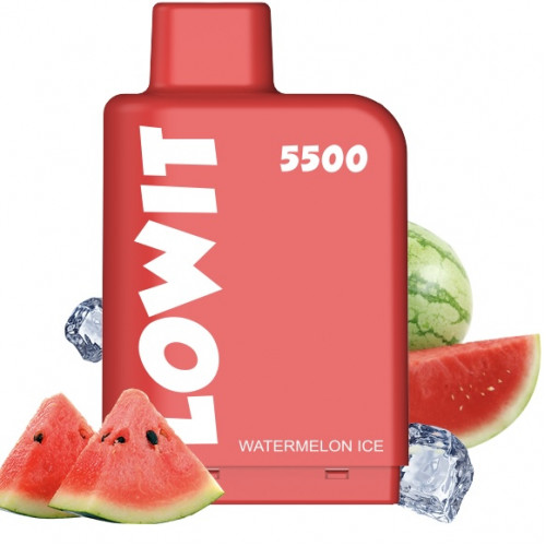 Картридж Elf Bar Lowit 5500 Затяжек Ледяной Арбуз